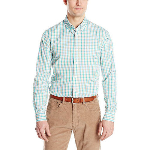 Dockers Men's Long-Sleeve Multi-Color Gingham Button-Front Shirt -  - 3